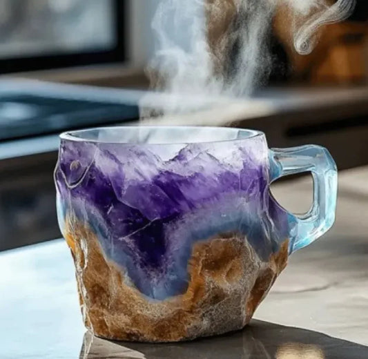 Crystal Inspired Resin Mug